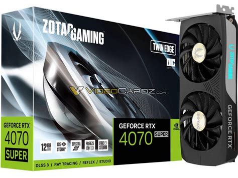 ZOTAC GeForce RTX 4070 SUPER Lineup Leaked .